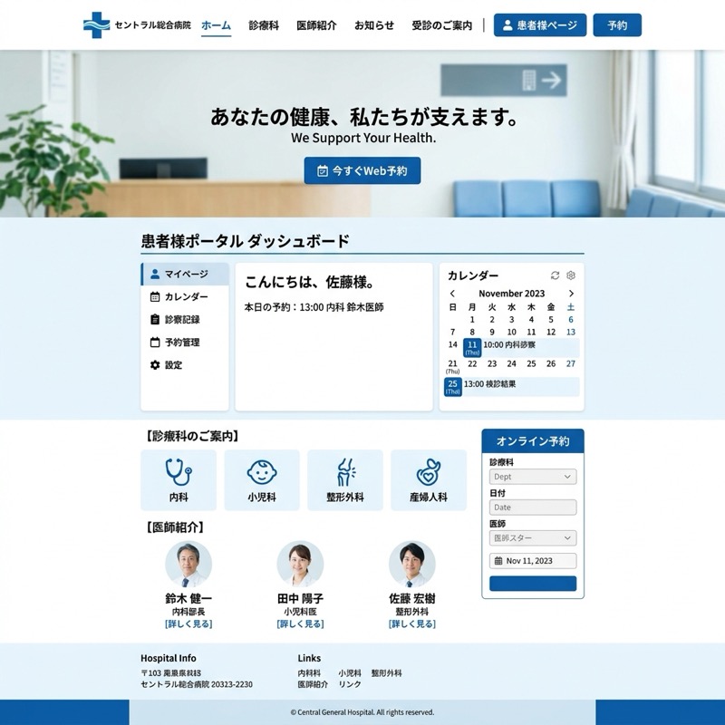 医療予約システム