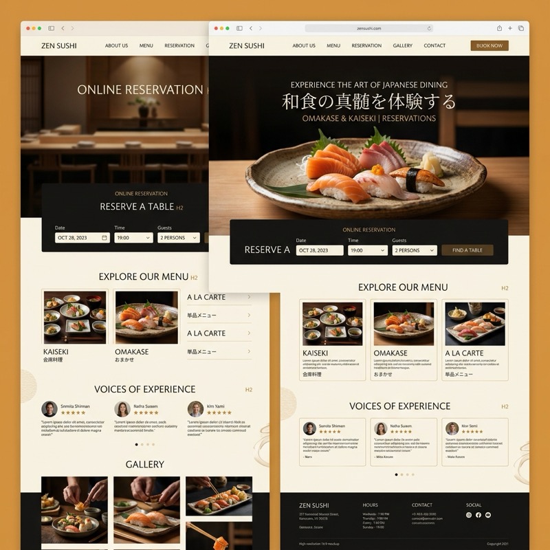 レストラン予約システム